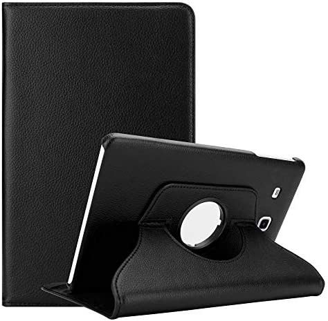 Cadorabo Coque Tablette pour Samsung Galaxy Tab E (9.6" Zoll) SM-T561 / T560 en Noir SUREAU – Housse Protection en Style Livre sans Auto Wake Up avec Stand Horizontal et Fermeture de Bande Élastique Fiche Technique et Prix au Maroc