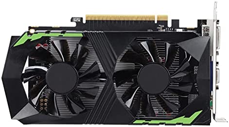 Garsentx Carte Graphique, 128 Bits 4 Go DDR5 1250 MHz Carte Graphique Durable à Reconnaissance Automatique, PCI Express 2.0, Cartes Graphiques pour Ordinateur de Bureau à Double Ventilateur Fiche Technique et Prix au Maroc