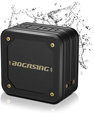BOGASING M10 Enceinte Bluetooth Portable et légère, 15W sans Fil extérieur Haut-Parleur, Protection Contre l'eau IPX7, Volume Plus Fort et Basses améliorées, Autonomie 24 hrs, Support AUX, TF (Black) Fiche Technique et Prix au Maroc