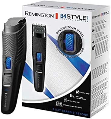 Remington Tondeuse Barbe Homme [Facile & Précise] Style Series (Lames Acier Inoxydable, Sabot Ajustable 0,4 -18mm, Sans Fil, Utilisation Intuitive) Tondeuse Barbe MB4001 [Exclu Amazon] Avis, Fiche Technique et Prix au Maroc