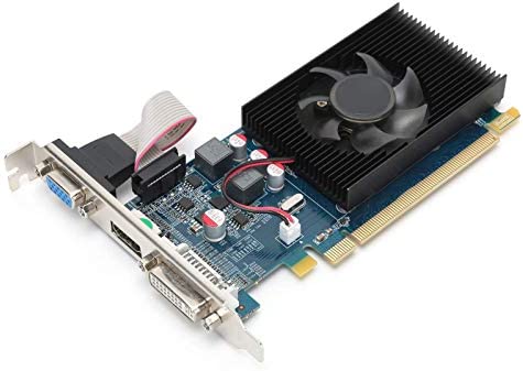 Dilwe HD7450 Carte Graphique d'ordinateur 2G 64 Bits 600 MHz DDR3 Carte Graphique PCI Express 3.0 pour Ordinateur de Bureau Fiche Technique et Prix au Maroc