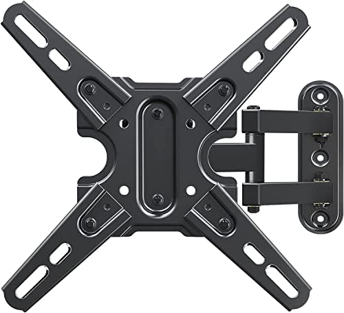 Amazon Brand - Eono Support Mural TV, Support Mural TV pivotant et inclinable pour la Plupart des tvs ou moniteurs 13-43 Pouces avec VESA 50x50mm-200x200mm jusqu'à 22,7KG, Support de Moniteur PL2465 Fiche Technique et Prix au Maroc