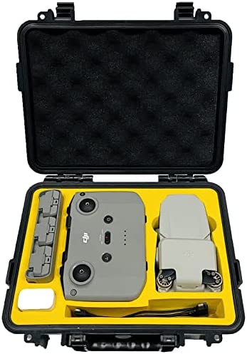 FPVtosky Étui de Transport étanche pour DJI Mini 2, Valise Rigide Portable pour DJI Mini 2 Fly More Combo, Accessoires Mavic Mini 2 (Jaune) Fiche Technique et Prix au Maroc