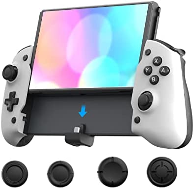 ElecGear Manette pour Nintendo Switch et OLED, Poignée étendu avec Joy Cons Gauche et Droite, Contrôleur Switch Pro Filaire, 6 Axis-Gyro Sensor et Double Moteurs, Chargement USB-C PD Fiche Technique et Prix au Maroc