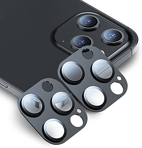 Holilo Caméra Arrière Protecteur pour iPhone 14 Pro/iPhone 14 Pro Max, 2 pieces 9H Dureté Anti-Rayures Ultra HD Protection écran Film Verre Trempé film de Protection Caméra Lentille - Noir Fiche Technique et Prix au Maroc