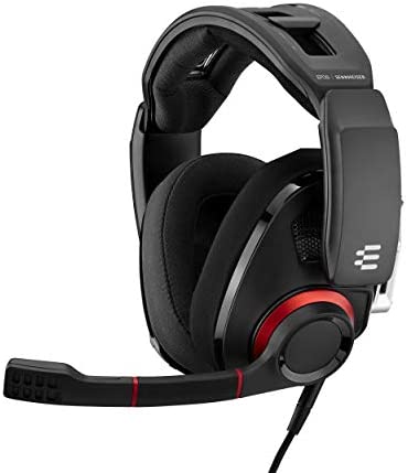 Sennheiser GSP 500 Casque de Gaming à Acoustique ouverte pour PC/Mac/PS4/Xbox One/Autre console à prise d’entrée mini-jack 3,5 mm Noir/Rouge Fiche Technique et Prix au Maroc