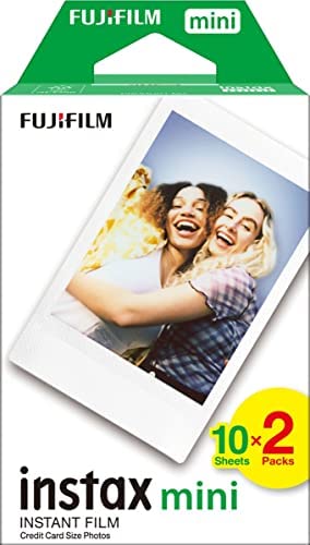Fujifilm - Twin Films pour instax Mini - 86 x 54 mm - 10 Feuilles x 2 Paquets = 20 Feuilles Fiche Technique et Prix au Maroc