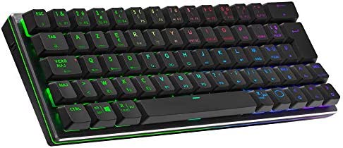 Cooler Master SK622 Clavier gaming sans fil - configuration compact 60%, switchs mécaniques low-profile, éclairage RGB, connectivité Bluetooth ou câble, compatible Apple/PC/Smartphone - AZERTY, Noir Fiche Technique et Prix au Maroc
