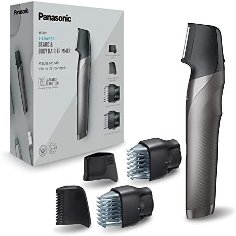 Panasonic - Personalcare ER-GY60-H503 | Tondeuse 2 en 1 - Barbe et corps - Ishaper 20 positions de coupe 4 accessoires 50 min d'autonomie Charge 1 heure Wet & Dry Argent Avis, Fiche Technique et Prix au Maroc