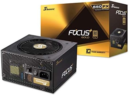 Seasonic Focus Plus - Bloc d'alimentation modulaire complet - Or 650 W - 80 Plus Fiche Technique et Prix au Maroc