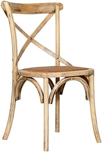 Biscottini Chaise Salle a Manger Bois 86x42x46 cm | Chaise bistrot Bois Made in Italy | Chaise Bois Finition Vintage | Chaise en rotin Fiche Technique et Prix au Maroc