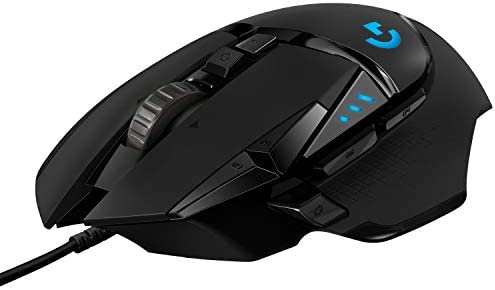 Logitech G502 HERO Souris Gamer Filaire Haute Performance, Capteur Gaming HERO 25K, 25 600 PPP, RVB, Poids Ajustable, 11 Boutons Programmables, Mémoire Intégrée, PC/Mac - Noire Fiche Technique et Prix au Maroc