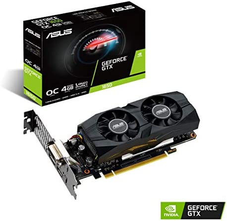 ASUS NVIDIA GeForce GTX 1650 Low Profile OC Edition – Carte graphique (4GB GDDR5, IP5X, Auto-Extreme , Plaque arrière de protection, GPU Tweak II) Fiche Technique et Prix au Maroc