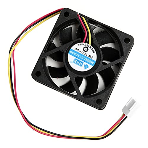 R04S Ventilateur PC 3 broches 12 V 60 x 60 x 15 mm Brushless Ventilateur pour ordinateur CPU Système dissipateur thermique pour refroidissement Fiche Technique et Prix au Maroc