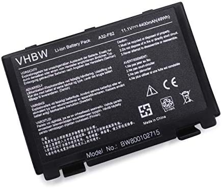 vhbw Li-ION Batterie 4400mAh (11.1V) pour Ordinateur PC ASUS K6c11, K70, K70ic, K70ij, K70io, P50, P50ij comme A32-F82, A32-F52, L0690L6. Fiche Technique et Prix au Maroc