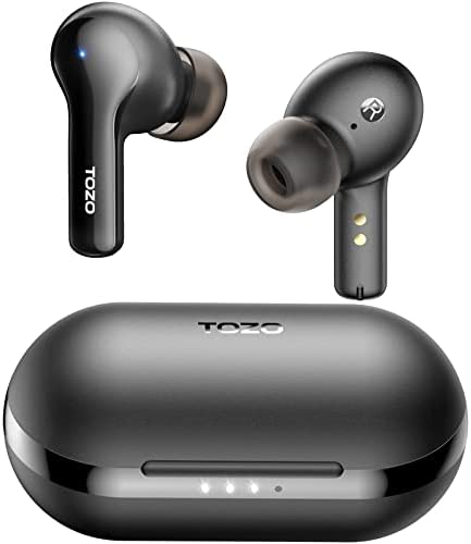 TOZO A2 Mini Écouteurs sans Fil Bluetooth 5.3 dans l'oreille Casque léger Microphone intégré, étanche IPX5, Casque de Connexion Longue Distance avec Son de qualité supérieure, Noir Fiche Technique et Prix au Maroc