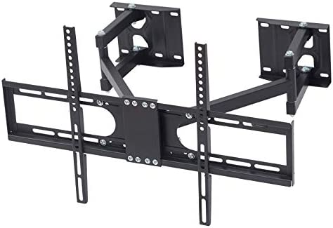 unho Support TV Mural Angle, Support TV Mural Fixe pour Écrans LED LCD Plasma 32-65 Pouces Inclinable et Orientable Meuble TV Support Mural Angle - Charge Max 45kg - VESA Max 400x600mm Fiche Technique et Prix au Maroc