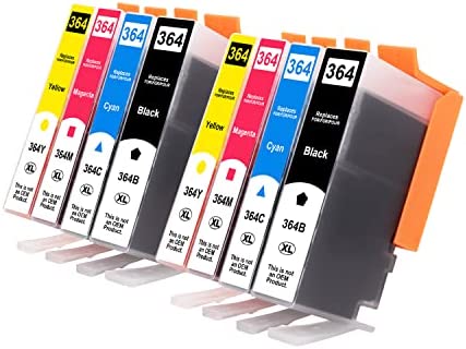Tinnee 364XL Cartouche d'encre Compatible pour HP 364 HP 364 XL pour Photosmart 5510 5520 5522 5520 6520 6525 5515 5524 5525 B8550 7510 7520 6510 Officejet 4620 4622 Deskjet 3070A 3520 Officejet 4620 Fiche Technique et Prix au Maroc