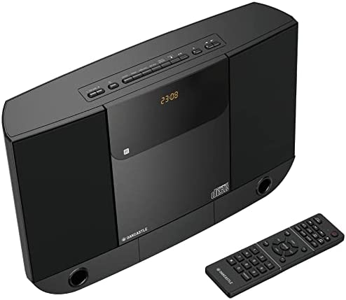 Oakcastle HIFI100 Slim Micro HiFi Stereo System with CD and Bluetooth I 40W Stereo Sound I FM Radio I AUX I MP3 I Custom EQ I Remote Control Fiche Technique et Prix au Maroc