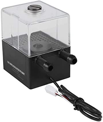 Tonysa 150ml DC12V 4W Pompe Refroidissement pour PC, Pompe Watercooling Ultra-Silencieux Vitesse d'Ecoulement 300L / H pour Ordinateur CPU Système de Refroidissement Liquide Fiche Technique et Prix au Maroc