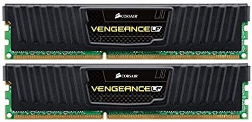 Corsair CML8GX3M2A1600C9 Vengeance LP 8GB (2x4GB) DDR3 1600 Mhz CL9 Mémoire pour ordinateur de bureau performante avec profil XMP. Noir Fiche Technique et Prix au Maroc