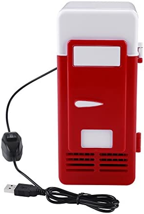 BuyWeek Mini réfrigérateurs USB, Mini Réfrigérateur De Voiture, Frigo De Camping, Mini réfrigérateur Cola, Mini Frigo Cosmetique, Rouge Avis, Fiche Technique et Prix au Maroc
