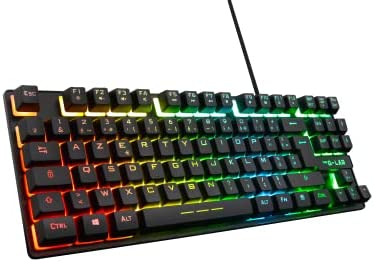 The G-Lab Keyz Caesium TKL Clavier Gamer TKL 87 Touches Filaire USB AZERTY Français, Rétro-Éclairage LED Multicolore - Clavier Gaming Compact sans Pavé Numérique pour PC/PS4/PS5/Xbox - Nouveau 2022 Fiche Technique et Prix au Maroc