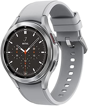 Samsung Galaxy Watch4 Classic 46 mm SmartWatch SmartWatch Acier Inoxydable, Virole rotative, Surveillance Bien-être, Fitness Tracker, Argent 2021 Fiche Technique et Prix au Maroc