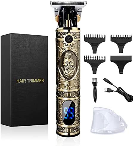 Tondeuse Cheveux Hommes, Tondeuse Barbe Kit Homme Electriques Tondeuse Cheveux Rasoir professionnelle en T sans fil électrique avec écran LCD pour salon de coiffure les Enfants et la Famille (1#) Fiche Technique et Prix au Maroc