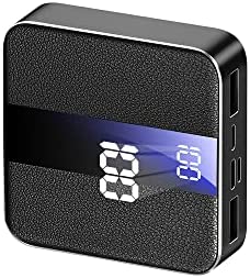 Batterie Externe 10000mAh Mini, Bscame Ultra Compact Power Bank 2 USB Ports Charge Rapide et Ecran LCD Batterie de Secours Chargeur Portable Le Plus Léger Poids pour iPhone Huawei, Samsung, etc Fiche Technique et Prix au Maroc
