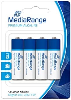 MediaRange MRBAT104 non-Batterie rechargeable (piles-basique de forme cylindrique 1,5 V) Blanc Bleu Fiche Technique et Prix au Maroc