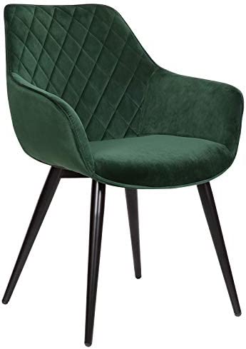 WOLTU BH153gn-1,1 Chaise de Salle à Manger Moderne Chaise de Cuisine en Velours et métal,Vert Fiche Technique et Prix au Maroc