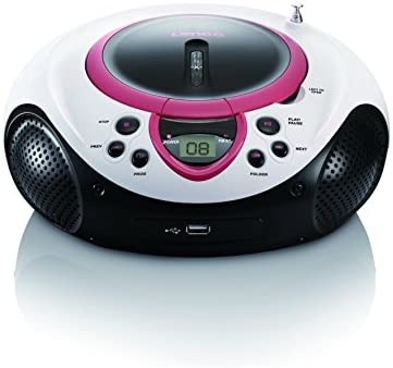 Lenco Radio Lecteur CD SCD-38 - Radio Portable MP3 - USB - FM - Fonctionne sur adaptateur et sur piles - Rose Fiche Technique et Prix au Maroc