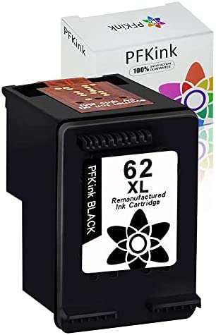 PFKink Cartouche HP 62XL Remanufactured à Haut rendement pour HP 62XL hp62 XL Envy 5540 5640 5660 7640 7644 7645 OfficeJet 200 250 5740 5745 8040 1 Pack Noir Couleur (1 Noir) Fiche Technique et Prix au Maroc