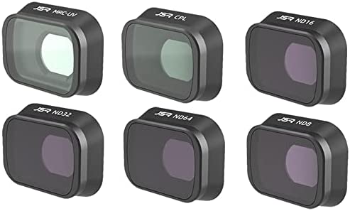 6 Pièces Filtres Mini 3 Pro, Filtres ND pour DJI Mini 3 Pro Filtres Multicouches Ensemble de Filtres D'objectif de Caméra Compatibles avec Les Accessoires Mini 3 Pro (UV CPL ND8 ND16 ND32 ND64) Fiche Technique et Prix au Maroc