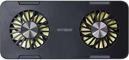 GFHLP Refroidissement du ventilateur de radiateur portable for la tablette PC Support plus frais dans le support d'ordinateur portable de 17 pouces (Color : B, Size : 21.5 * 9.8 * 1.6cm) Fiche Technique et Prix au Maroc