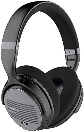 Smpl Casque Bluetooth à Réduction de Bruit - Casque supra-aural Bluetooth, avec microphone, pour les appels et basses profondes, autonomie 16h - Noir Fiche Technique et Prix au Maroc