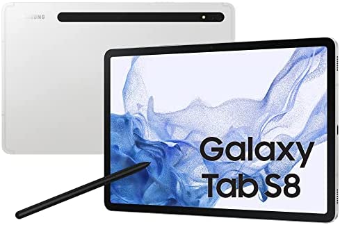 Samsung Sam Galaxy Tab S8 EU-128-8-0G-sr Gal. Tab S8 WiFi 128/8 Silver Fiche Technique et Prix au Maroc