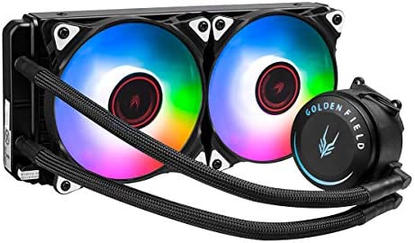 GOLDEN FIELD SF240 RGB Refroidisseur de processeur Liquide Tout-en-Un avec radiateur 240 mm Système de Refroidissement à Eau pour Intel AMD Socket CPU Fiche Technique et Prix au Maroc