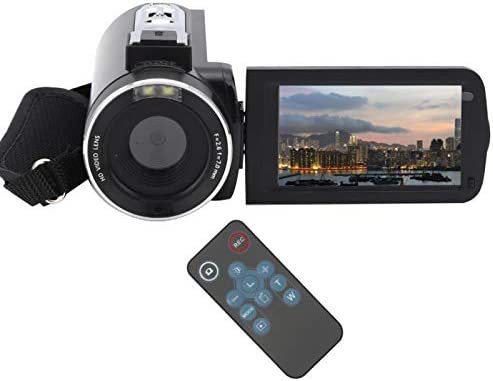 Snufeve6 Caméra Vidéo,Caméscopes Numériques HD 4K Anti-Tremblement,Enregistreur Vlog Zoom 18X avec écran Tactile IPS 3 Pouces,Caméra Professionnelle pour Youtube, Vlogging, TIK Tok Fiche Technique et Prix au Maroc