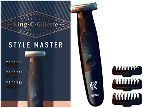 King C. Gillette Style Master Tondeuse Barbe Homme, Tondeuse Sans Fil Pour Barbe Courte, Lames En Metal 4D, 3 Sabots, 6 Mois de Recharge Avis, Fiche Technique et Prix au Maroc
