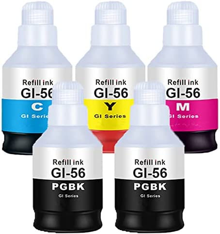 Molabel Cartouche d'encre compatible GI-56 GI-56 (2bk 1cl) pour Canon MAXIFY GX7050 GX6050 Fiche Technique et Prix au Maroc