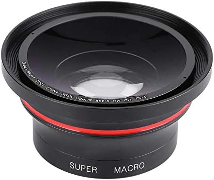 Objectif Grand Angle 37MM 0.39X HD Professional avec Objectif Macro et Pince à téléphone 37mm pour Appareil Photo Reflex numérique Fiche Technique et Prix au Maroc