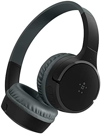 Belkin Casque audio sans fil SoundForm Mini pour enfants avec micro intégré (pour apprentissage en ligne, études, voyage, compatible avec l’iPhone, iPad, Kindle, etc., noir) Fiche Technique et Prix au Maroc