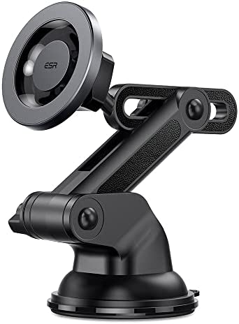 ESR Support pour Tableau de Bord HaloLock, Compatible avec Support de Voiture MagSafe, Support pour Pare-Brise Compatible avec Les Séries iPhone 14/14 Plus/14 Pro/14 Pro Max/13/12, Gris Fiche Technique et Prix au Maroc