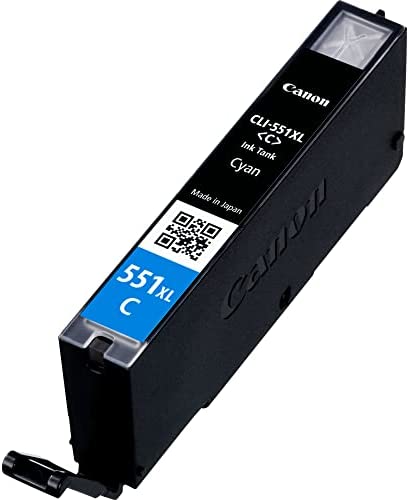 Canon CLI-551XL Cartouche C Cyan XL (Emballage carton) Fiche Technique et Prix au Maroc