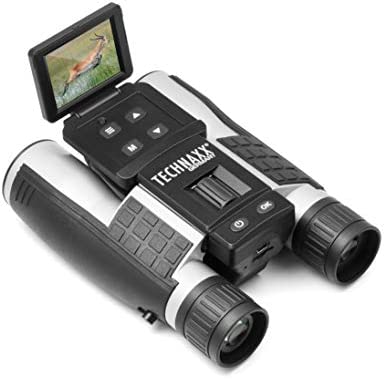 Technaxx Allemagne Caméra numérique binoculaire 2.8 ''affichage 1080P grossissement 12X enregistreur photo vidéo Nature WildCam TX-142 Fiche Technique et Prix au Maroc