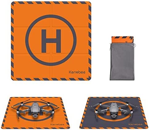 KENOBEE Drone Landing Pad 50cm, Tapis D’atterrissage Pliable pour DJI Mini 2/ DJI Mini 3 Pro/ Mini SE/ Mavic Mini/ Air 2S/ Air 2/ FPV Drone, étanche Atterrissage Hélisurface Pad avec Sac de Rangement Fiche Technique et Prix au Maroc