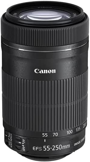 Canon 8546B005 Objectif EF-S 55-250mm f/4-5,6 is STM Noir Fiche Technique et Prix au Maroc