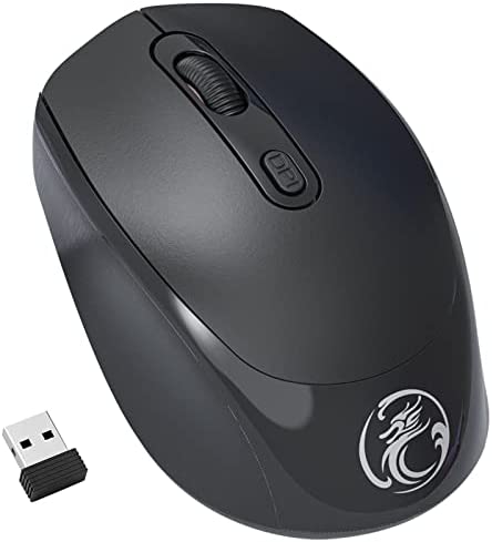 VEGCOO Souris sans Fil 2,4 G pour Ordinateur Portable Rechargeable, Souris Bluetooth Double Mode, Connexion Multi-appareils, Souris silencieuse, Souris Ergonomique pour Bureau, Mac, Windows (Noir) Fiche Technique et Prix au Maroc